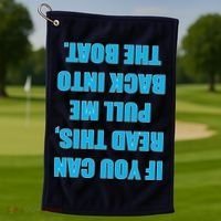 If You Can Read This Pull Me Back Into The Boat Golf Towel thumb 1