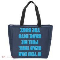 If You Can Read This Pull Me Back Into The Boat Tote Bag thumb 0