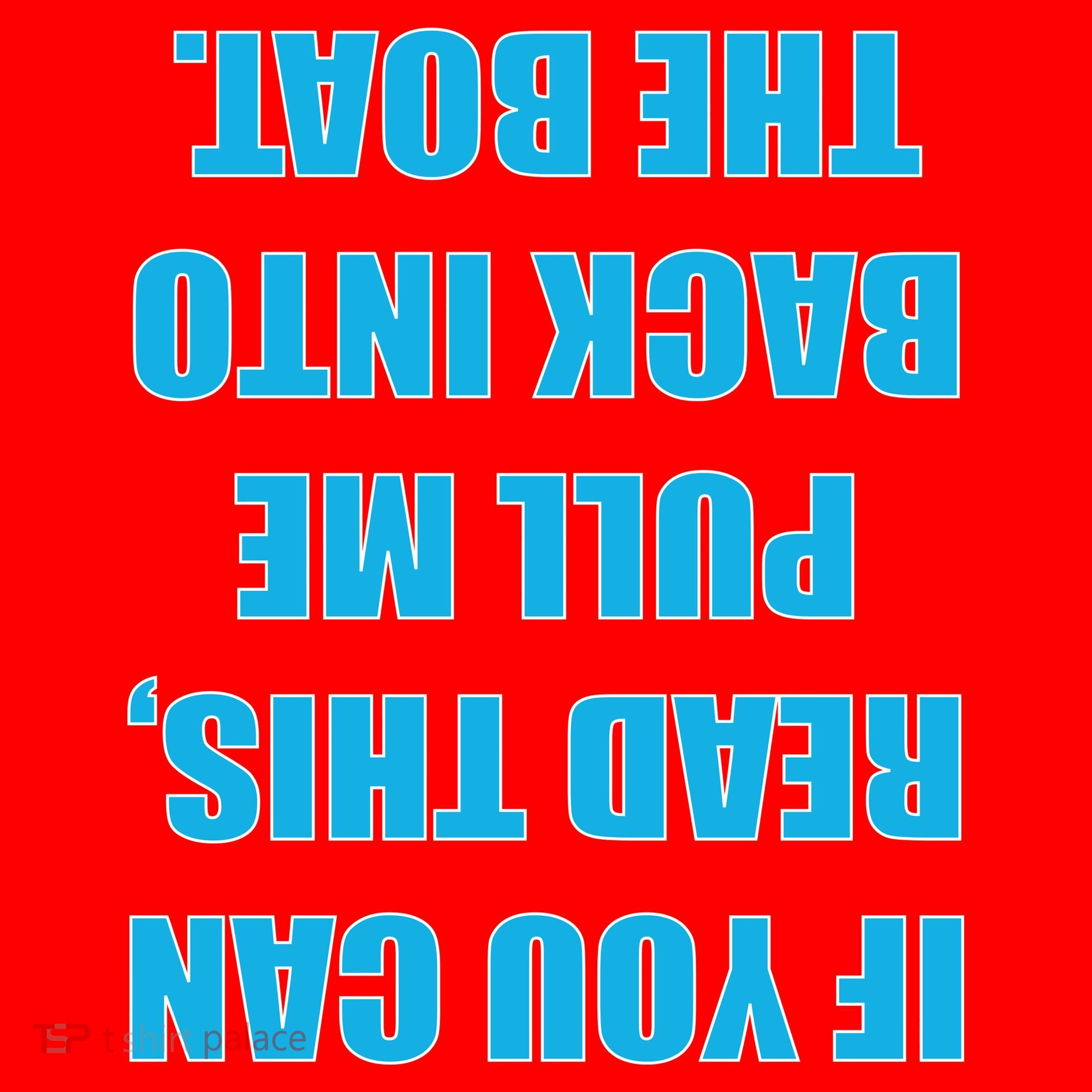 If You Can Read This Pull Me Back Into The Boat Santa Hat
