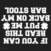 If You Can Read This Put Me Back On My Bar Stool St Patrick's Day Hat thumb 2