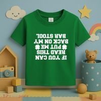If You Can Read This Put Me Back On My Bar Stool St Patrick's Day Toddler T-Shirt thumb 3