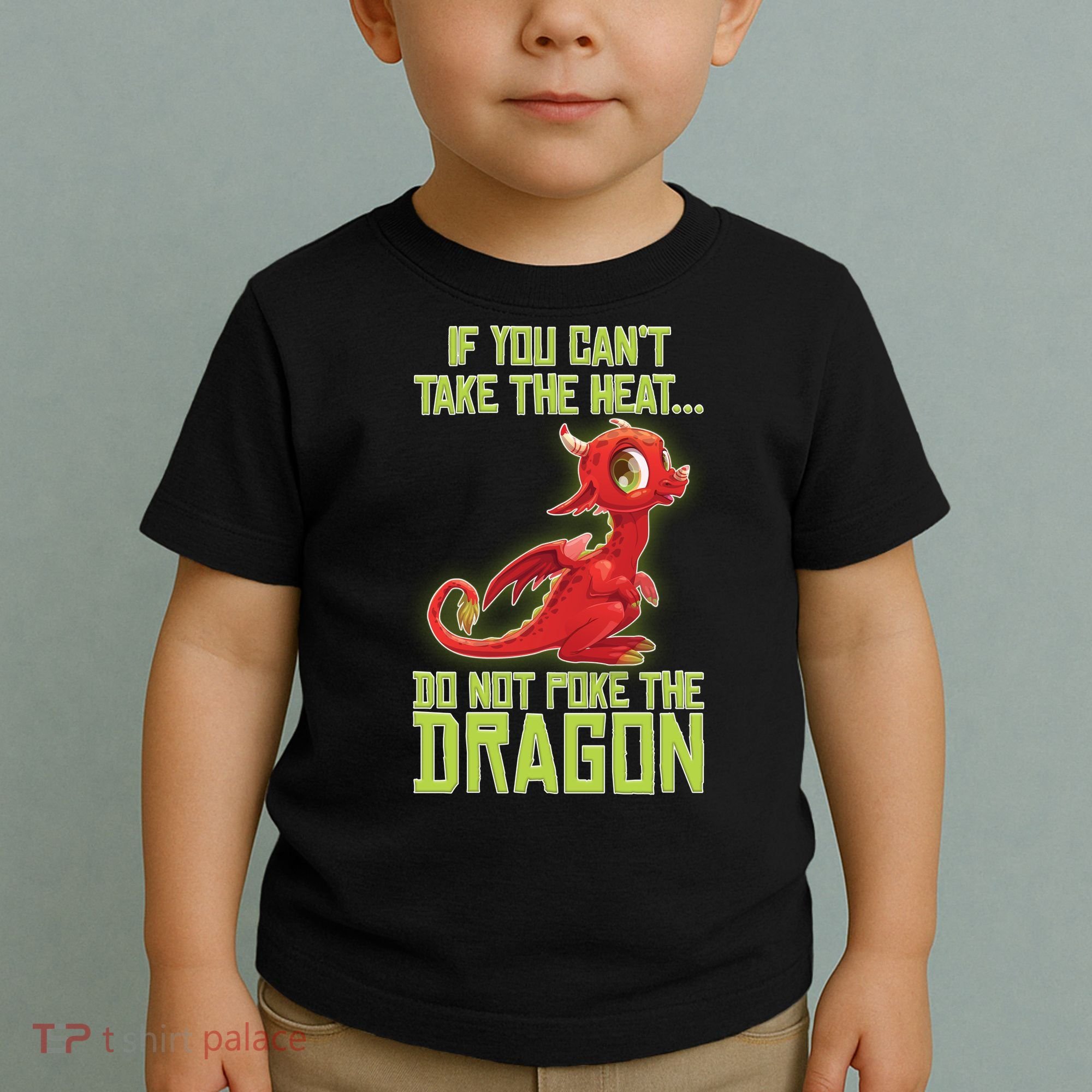 If You Can't Take The Heat, Do Not Poke The Dragon Toddler T-Shirt