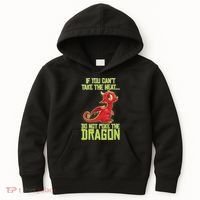 If You Can't Take The Heat, Do Not Poke The Dragon Kids Hoodie thumb 0
