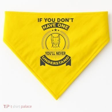 If You Don't Have A Pitbull You'll Never Understand USA-Made Doggie Bandana