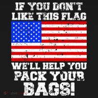 If You Don't Like this Flag Pack Your Bags USA Ornament thumb 1