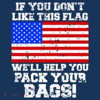 If You Don't Like this Flag Pack Your Bags USA Women's Hoodie thumb 2