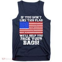 If You Don't Like this Flag Pack Your Bags USA Tank Top thumb 0