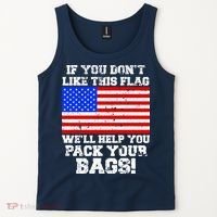 If You Don't Like this Flag Pack Your Bags USA Tank Top thumb 2