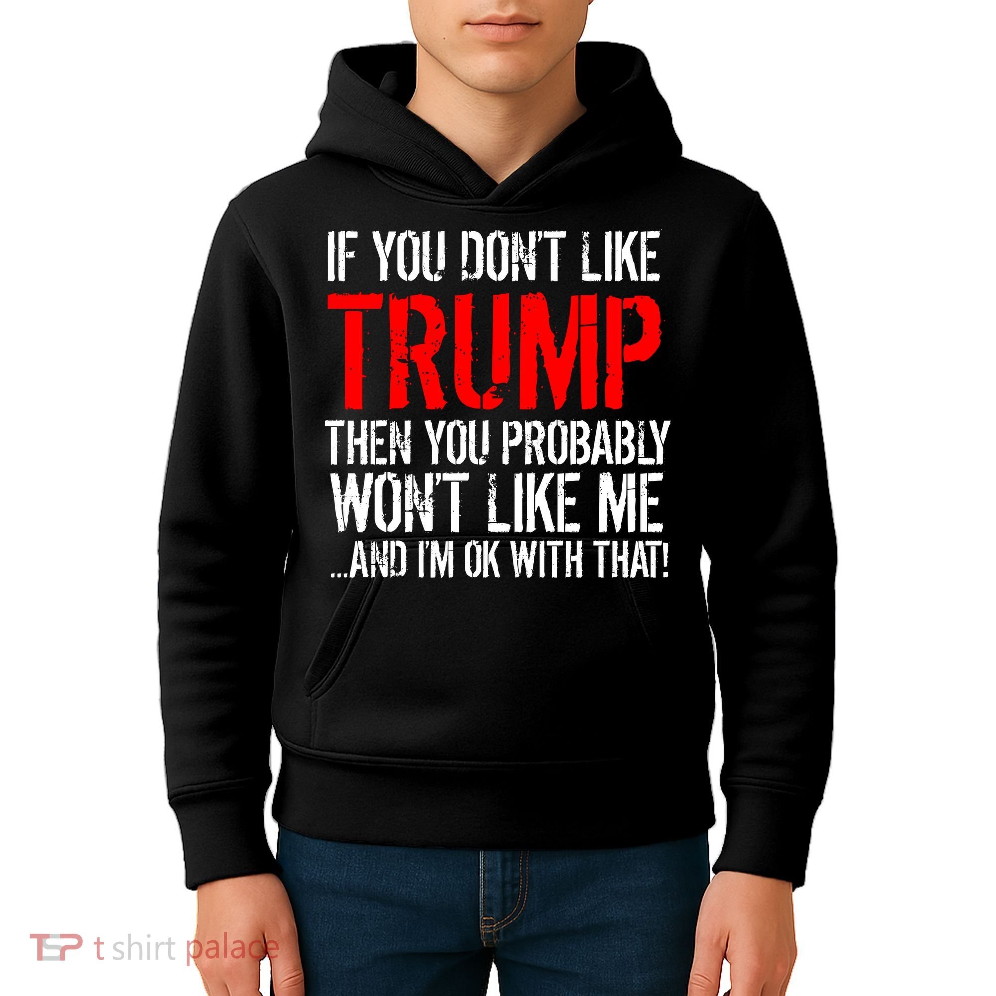 If you don't like Trump Funny Kids Hoodie