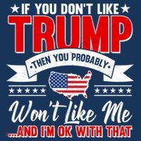 If You Don't Like Trump Then You Probably Won't Like Me Kids Hoodie thumb 5
