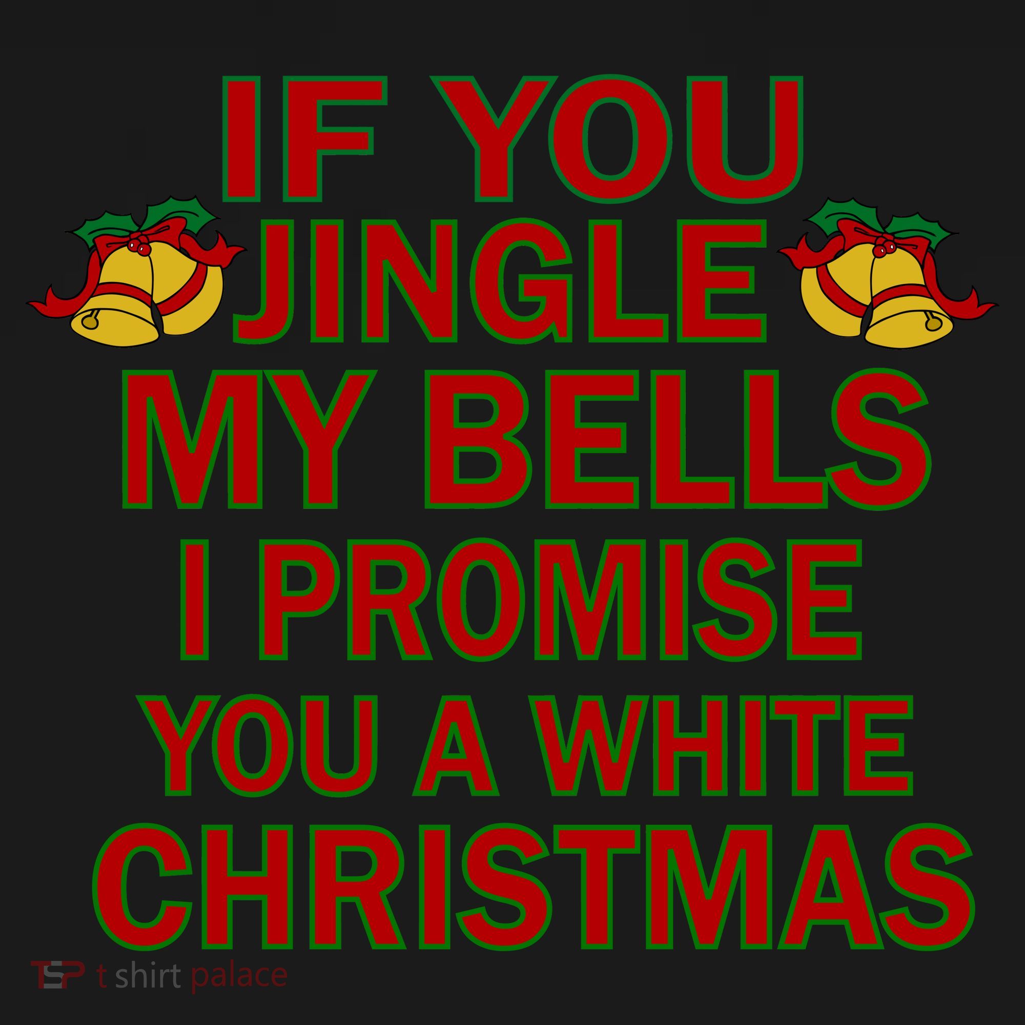 If You Jingle My Bells I Promise You A White Christmas T-Shirt