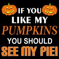 If You Like My Pumpkins You Should See My Pie Women's Hoodie thumb 2