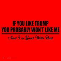 If You Like Trump You Won't Like Me Santa Hat thumb 1