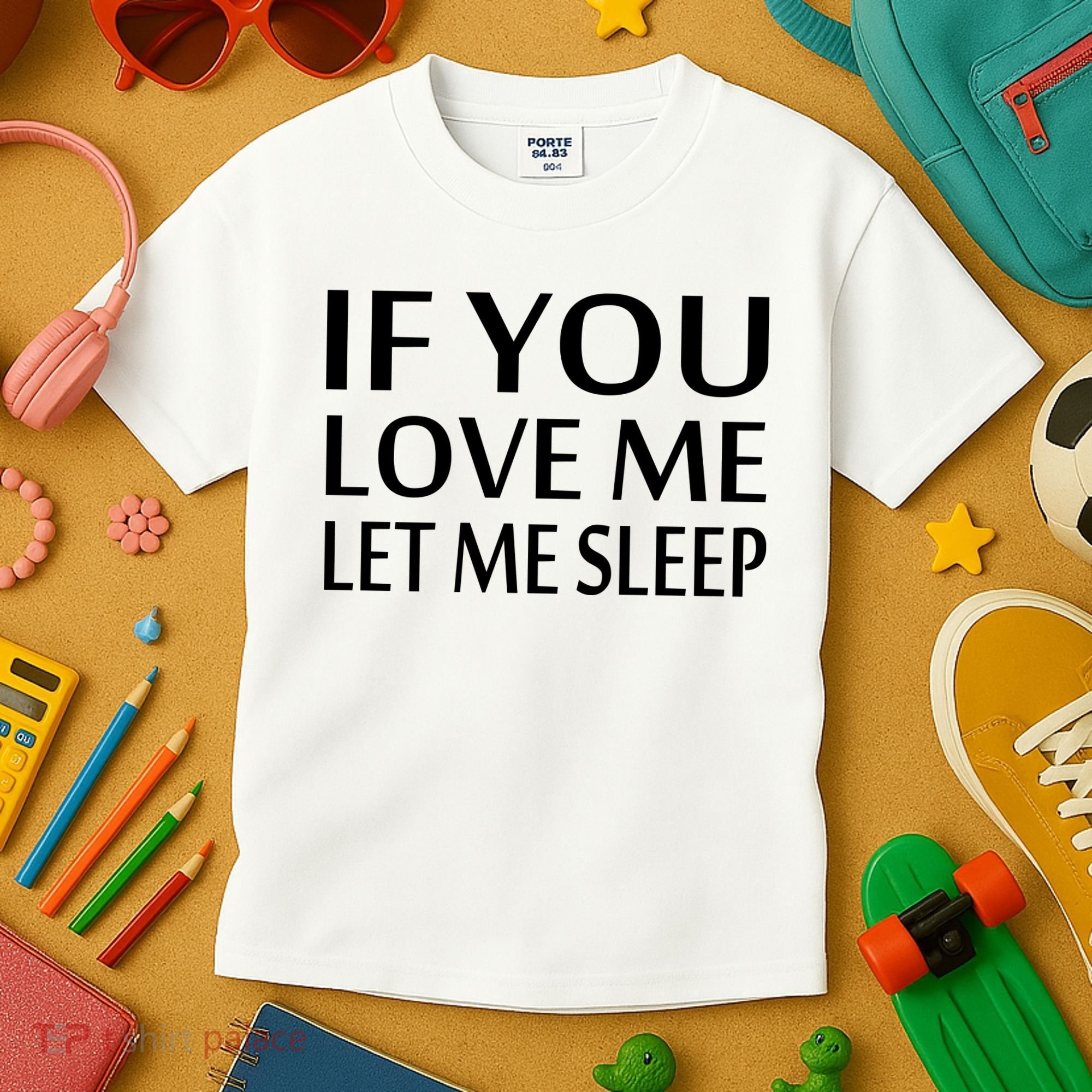 If You Love Me Let Me Sleep Kids T-Shirt