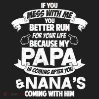 If You Mess With Papa You Better Run For Your Life Tumbler thumb 3