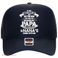 If You Mess With Papa You Better Run For Your Life Hat thumb 0