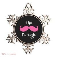 If You Moustache I'm Single Valentine's Day Ornament thumb 0