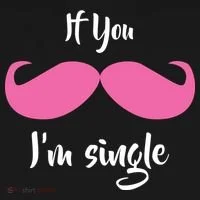 If You Moustache I'm Single Valentine's Day Ornament thumb 1