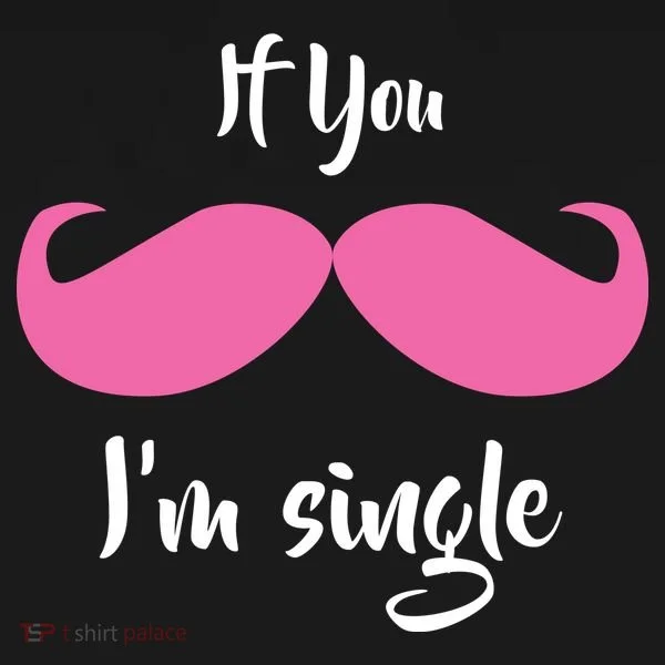If You Moustache I'm Single Valentine's Day Ornament
