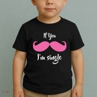If You Moustache I'm Single Valentine's Day Toddler T-Shirt thumb 2