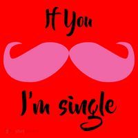 If You Moustache I'm Single Valentine's Day Santa Hat thumb 1