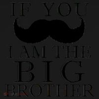 If You Must Ask Moustache I am the Big Brother Women's Hoodie thumb 2
