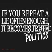 If You Repeat A Lie Often Enough It Becomes Politics Bucket Hat thumb 4