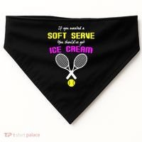 If You Wanted A Soft Server You Should've Got Ice Cream   USA-Made Doggie Bandana thumb 0