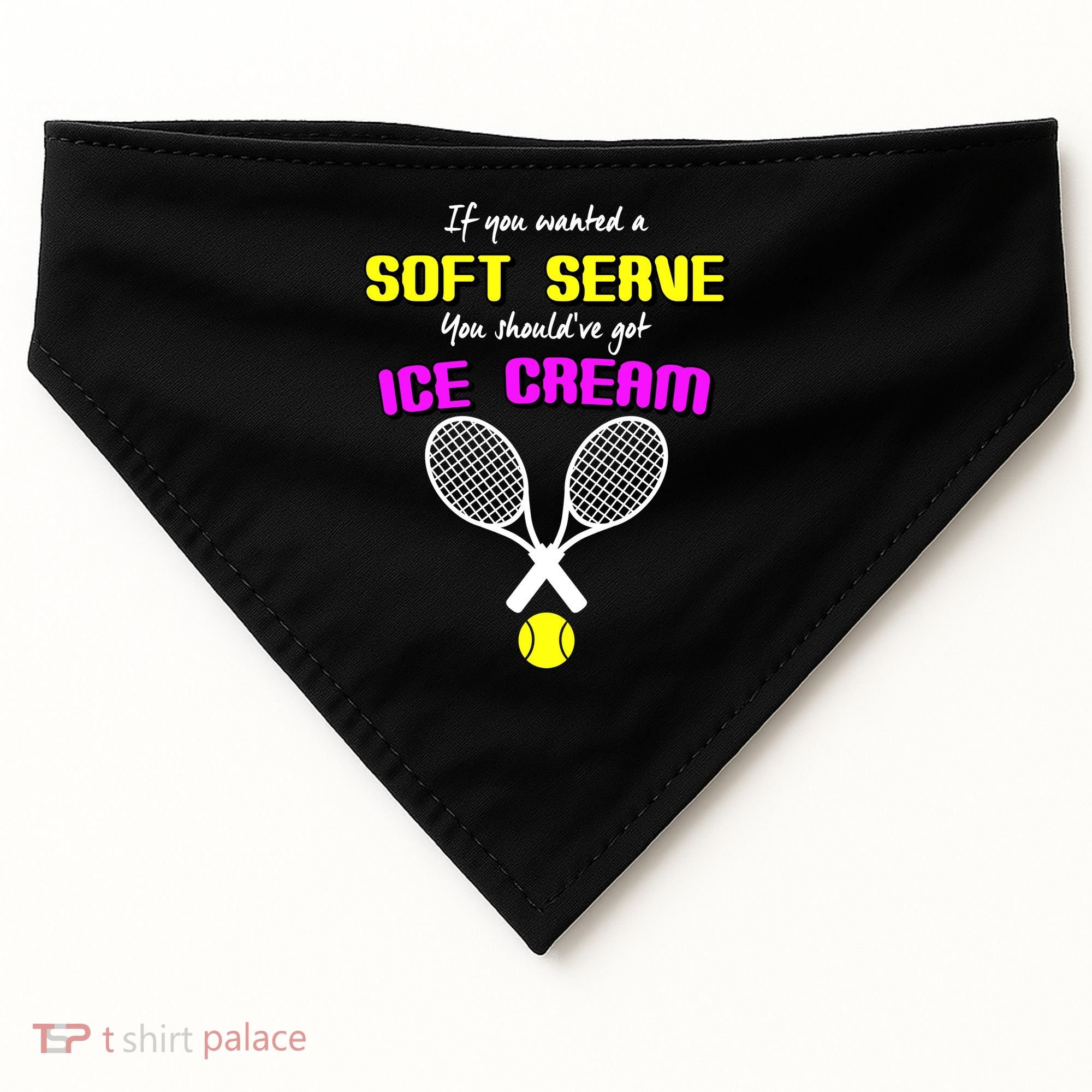 If You Wanted A Soft Server You Should've Got Ice Cream   USA-Made Doggie Bandana