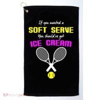 If You Wanted A Soft Server You Should've Got Ice Cream   Golf Towel thumb 0