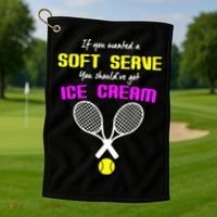 If You Wanted A Soft Server You Should've Got Ice Cream   Golf Towel thumb 1
