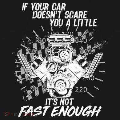 If Your Car Never Scares You t's Not Fast Enough  Cropped Pullover Crew