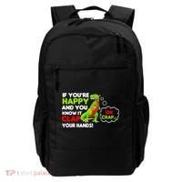 If You're Happy and You Know It Clap Your Hands T-Rex Backpack thumb 0