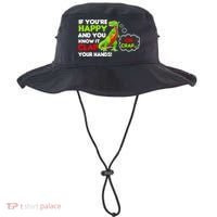 If You're Happy and You Know It Clap Your Hands T-Rex Bucket Hat thumb 0