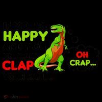 If You're Happy and You Know It Clap Your Hands T-Rex Coffee Mug thumb 5
