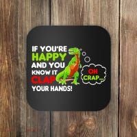 If You're Happy and You Know It Clap Your Hands T-Rex Coaster thumb 0