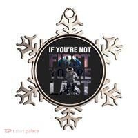 If You're Not First You're Last American Astronaut Ornament thumb 0