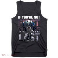 If You're Not First You're Last American Astronaut Tank Top thumb 0