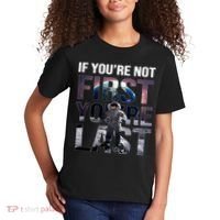 If You're Not First You're Last American Astronaut Kids T-Shirt thumb 2