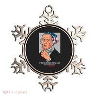 If You're Not First You're Last Probably George Washington Ornament thumb 0