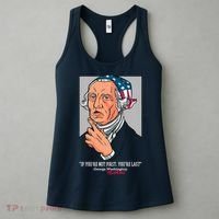 If You're Not First You're Last Probably George Washington Women's Tank Top thumb 3