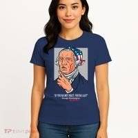 If You're Not First You're Last Probably George Washington Women's T-Shirt thumb 4