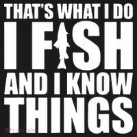 I Fish and I Know Things Fishing Fisherman Father’s Day Gift Coaster thumb 2