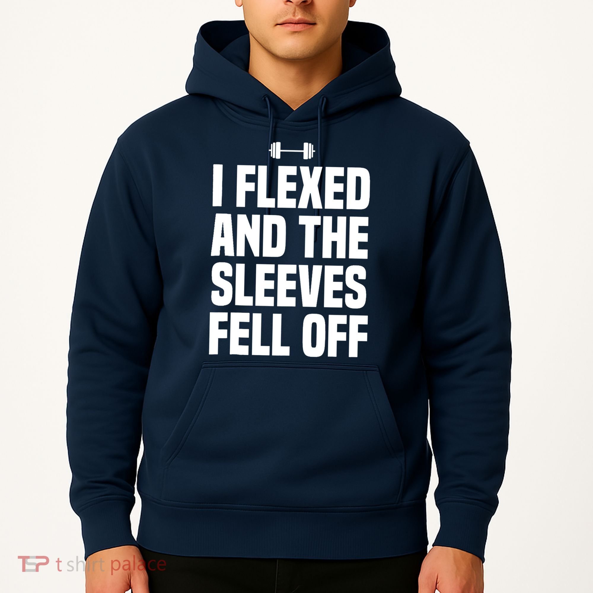 I Flexed And The Sleeves Fell Off Funny Gym Workout Tank Top Hoodie