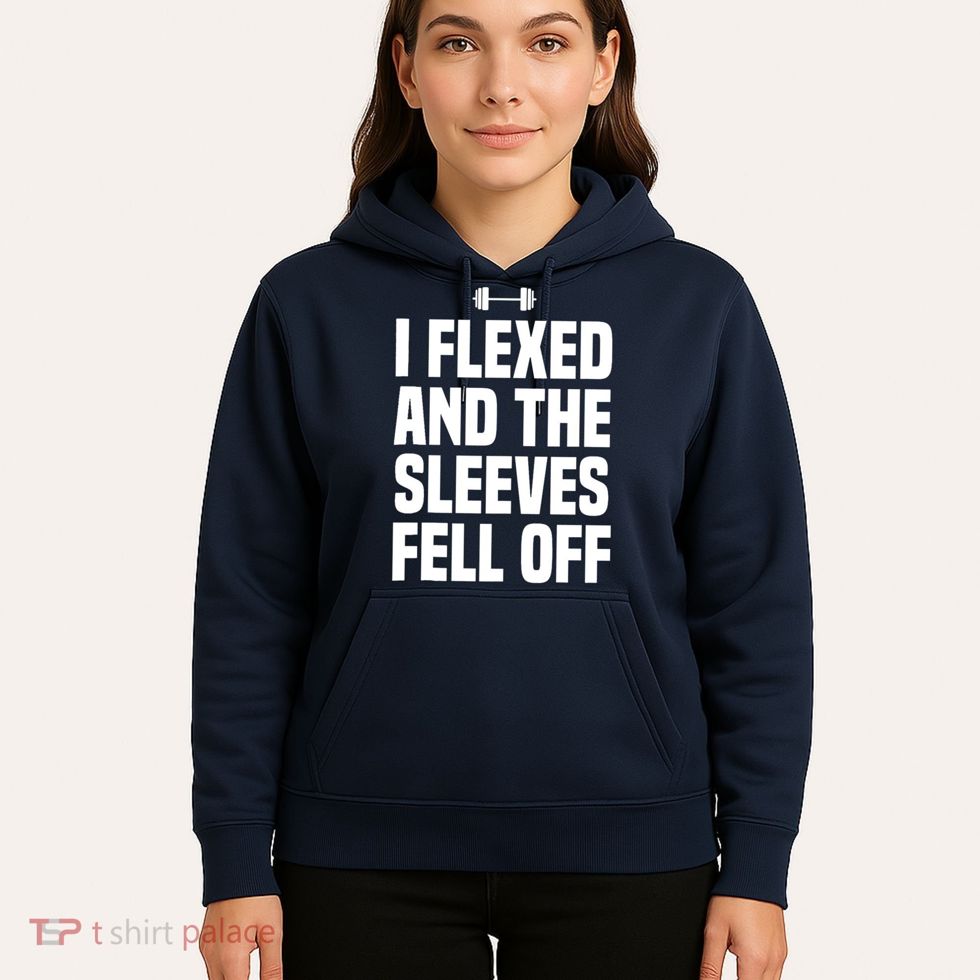 I Flexed And The Sleeves Fell Off Funny Gym Workout Tank Top Hoodie
