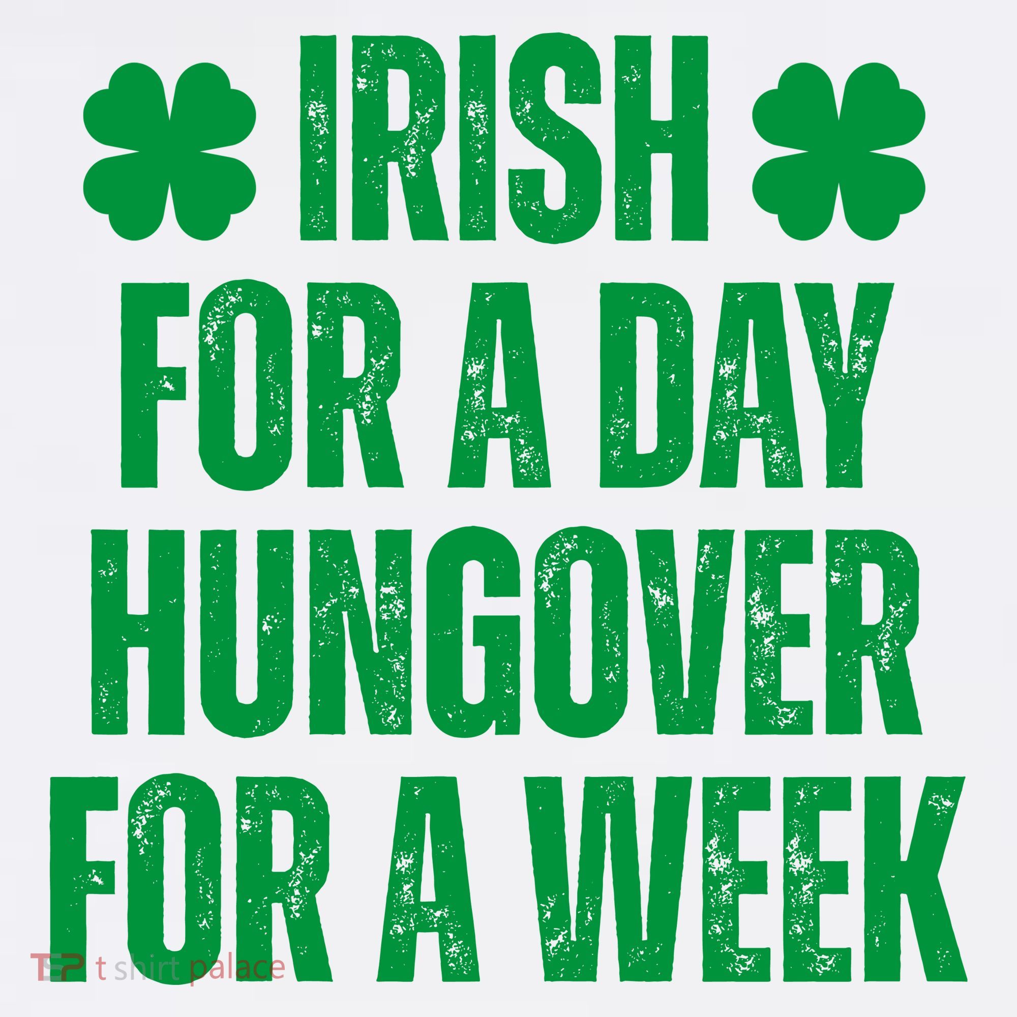 Irish For A Day Hungover For A Week St Patricks Day Funny Apron