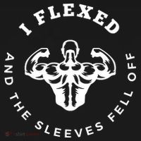 I Flexed And The Sleeves Fell Off Funny Gym Workout Women's Hoodie thumb 2