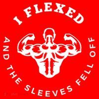 I Flexed And The Sleeves Fell Off Funny Gym Workout Apron thumb 3