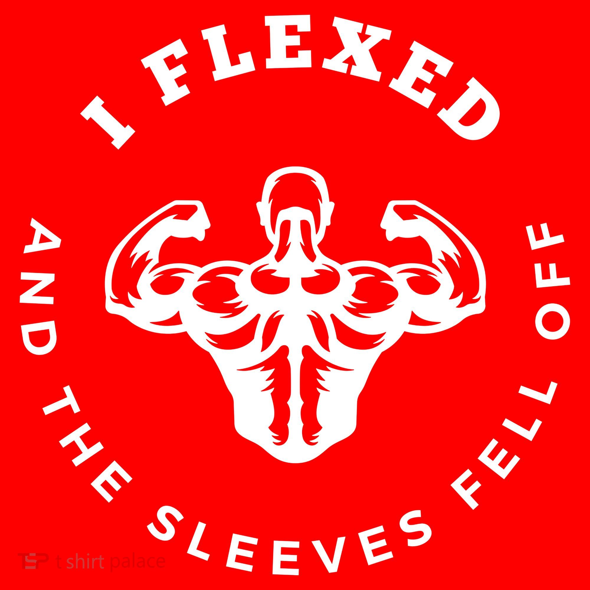 I Flexed And The Sleeves Fell Off Funny Gym Workout Ornament