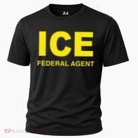 Ice Federal Agent Us Border Patrol Cooling Performance Crew T-Shirt thumb 0